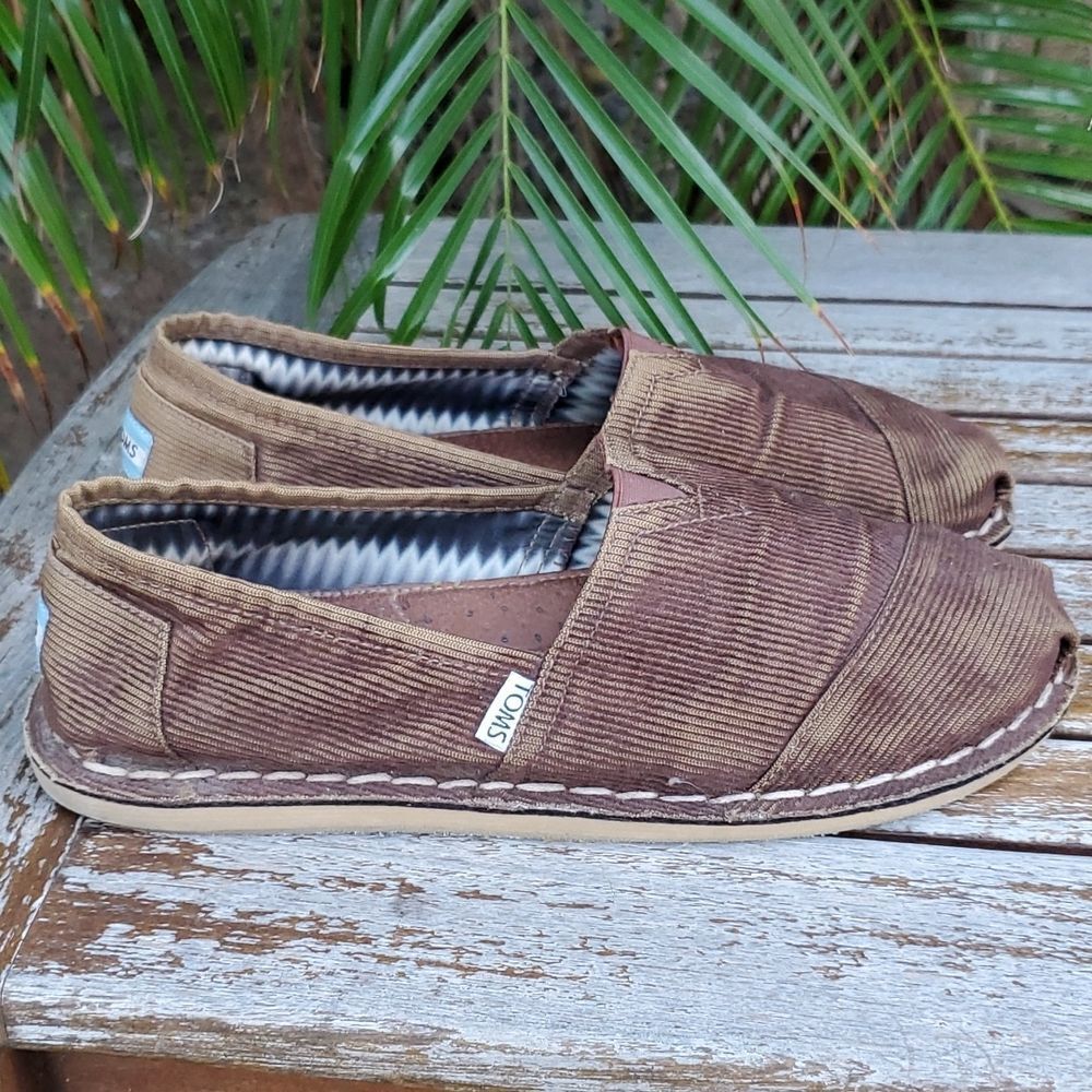 Toms Corduroy Classic One For One Shoes Mens 10